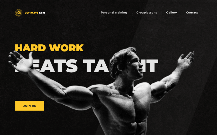 ultimategymkortrijk.be Elementor Sites of the Month – January 2020 6