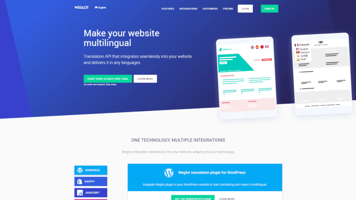 weglot website How to Make Your Elementor Site Multilingual Using Weglot 1