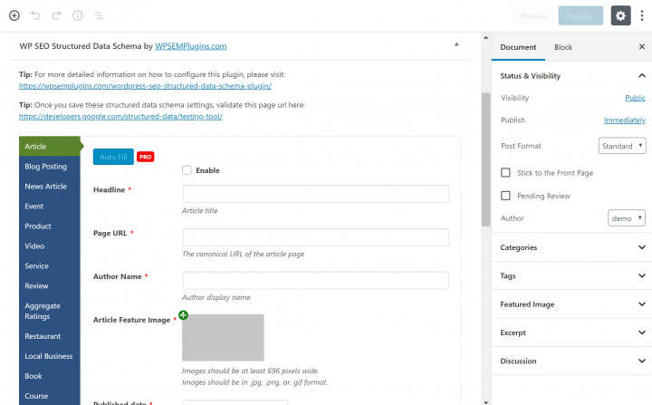 wp seo structured data 2 How to Add Rich Snippets to a WordPress Site (And the Best Plugins) 18