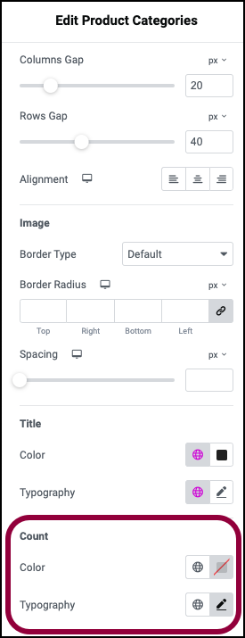 15 scroll down to count WooCommerce Product Categories widget 31