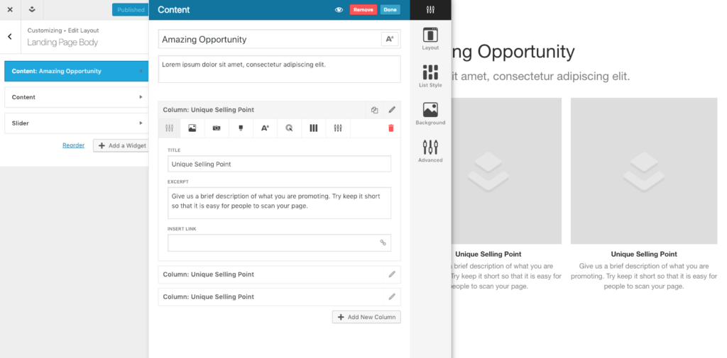 Getting Started With Elementor and Layers 5 Layers: Edit via Customizer
