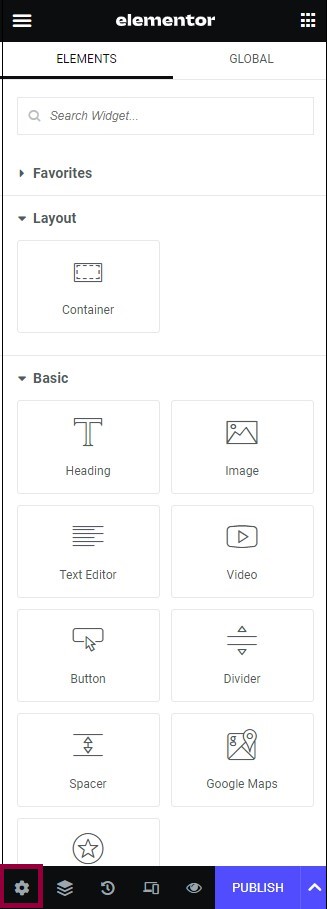 Clcik settings in the panel Post Excerpt widget 3