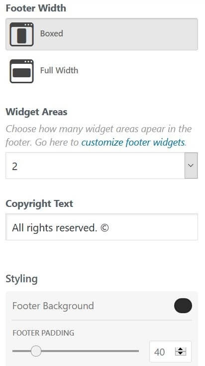Layers Header and Footer Options 4 layers footer options Layers Header and Footer Options 3