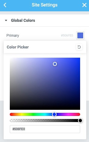 Global Colors 6 globals sitesettings globalcolors colorpicker Global Colors 5