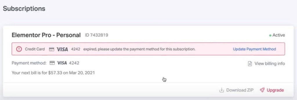 Access your account 32 jdoe billingmethod Access your account 31