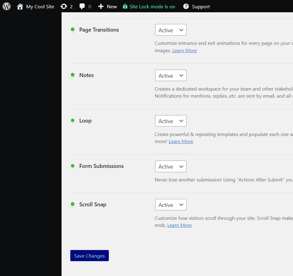 Screenshot 4 Elementor features 7