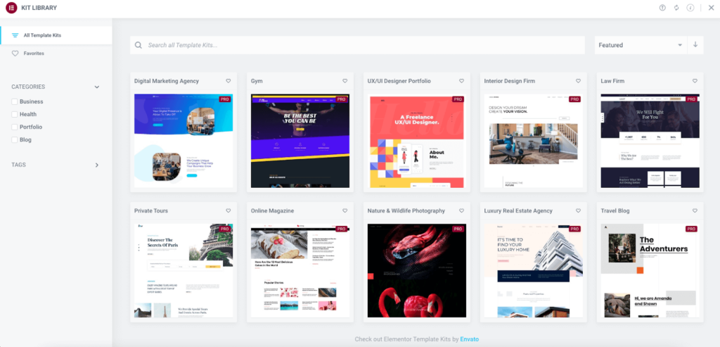 KitLibrary What are Elementor Website Kits? 1