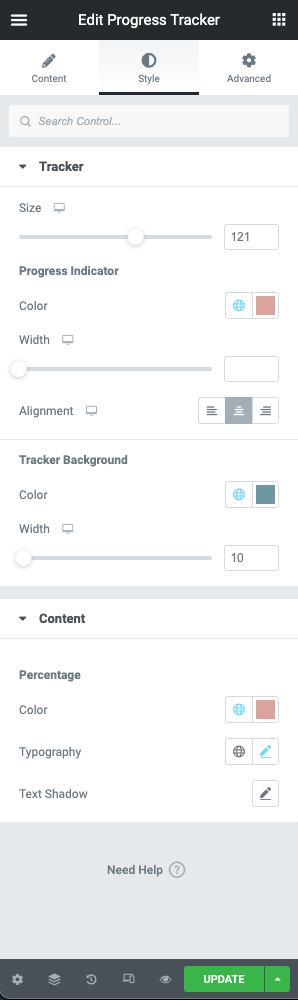 ProgressTrackerStyle 1 Progress Tracker widget 5