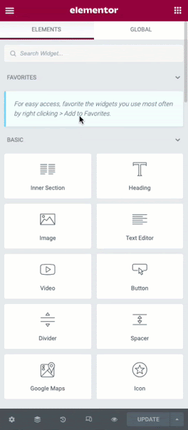 Add Widget To Favorites 2 AddToFaves Add Widget To Favorites 1