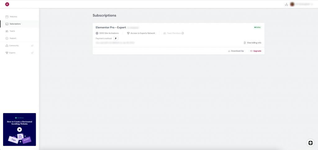 Access your account 26 Subscriptions Collapsed Access your account 25