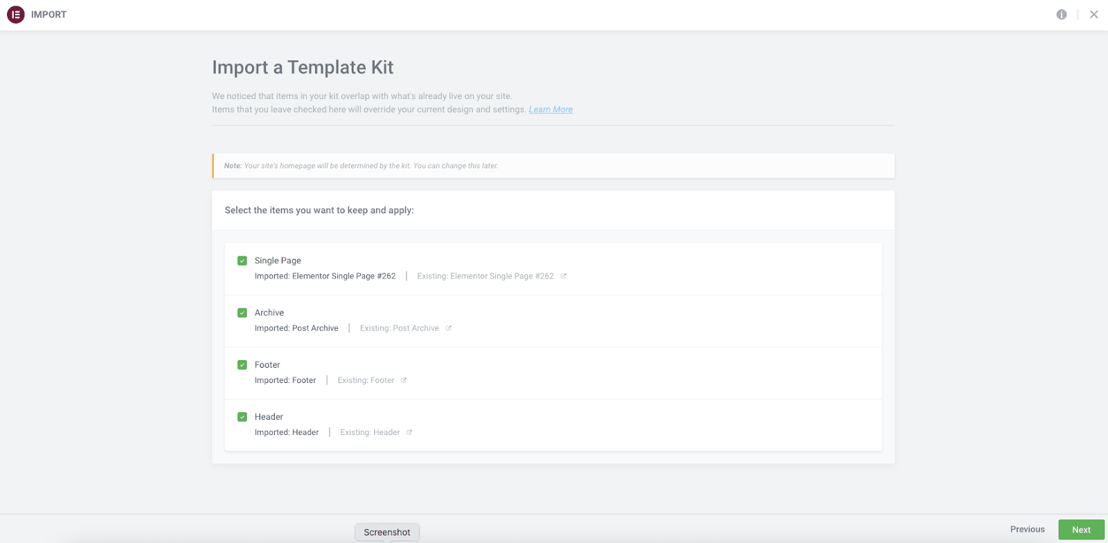 override warning How To Use Site Kits 11