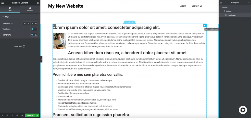 Elementor hosted website starter kit page template 6 StarterPageTemplateTwo Elementor hosted website starter kit page template 5