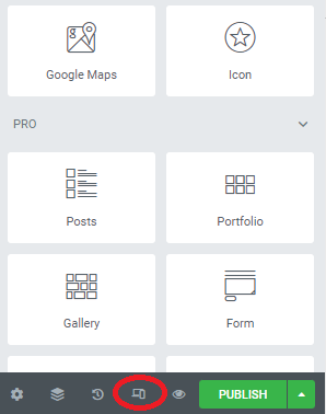 Access Responsive Mode Setting your Elementor hosted website up for success 7