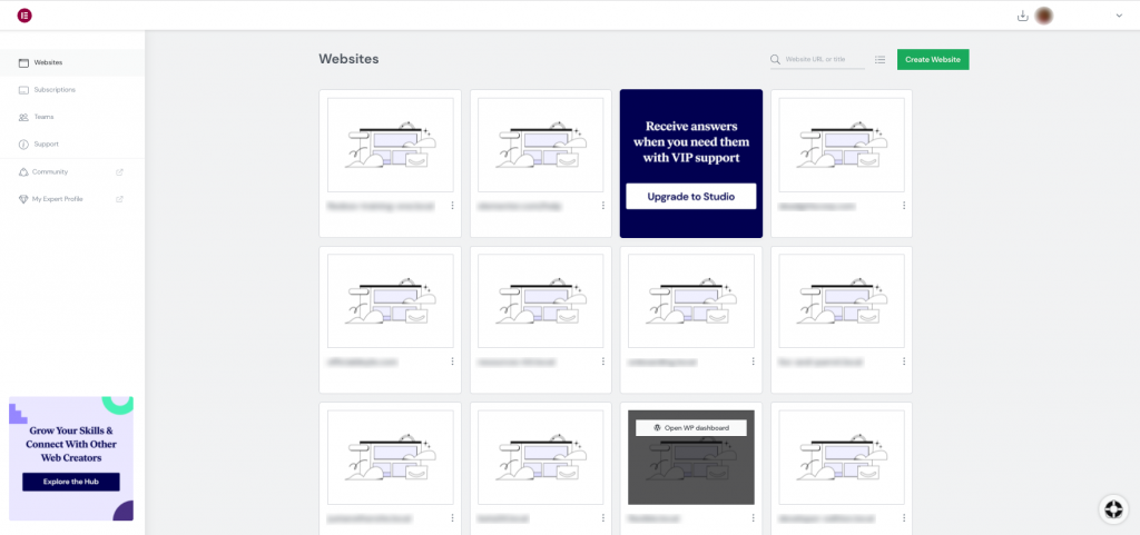 The Elementor Dashboard 2 Elementor Dashboard The Elementor Dashboard 1