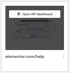 Elementor Dashboard > Left Panel > Websites 14 image Elementor Dashboard > Left Panel > Websites 13