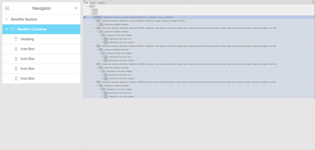 Benefits Container Dom Analyze Flexbox container performance 7