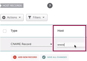 10 add www Connect your NameCheap domain 38