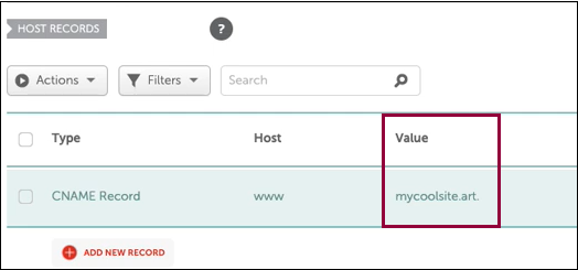 11 Cname Value Connect your NameCheap domain 40