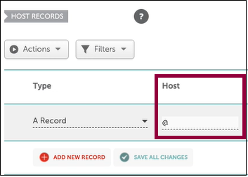 6 enter the at symbol Connect your NameCheap domain 27