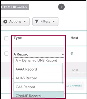 9 Select CNAME from the dropdown Connect your NameCheap domain 36