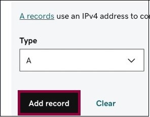 Click add record 1 Connect your GoDaddy domain 29