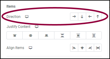 Direction Arrange the elements in a Flexbox Container 219