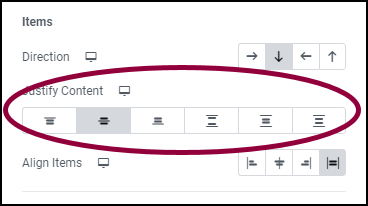 JUstify content in a column Arrange the elements in a Flexbox Container 237