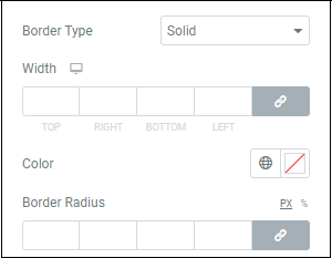 The border type panel