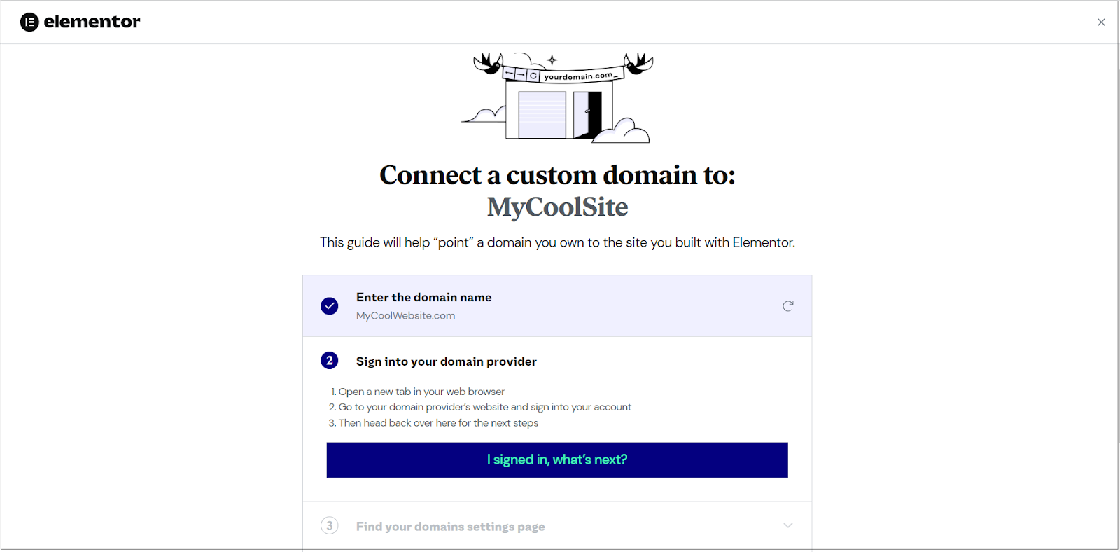 image 15 Connect your GoDaddy domain 9