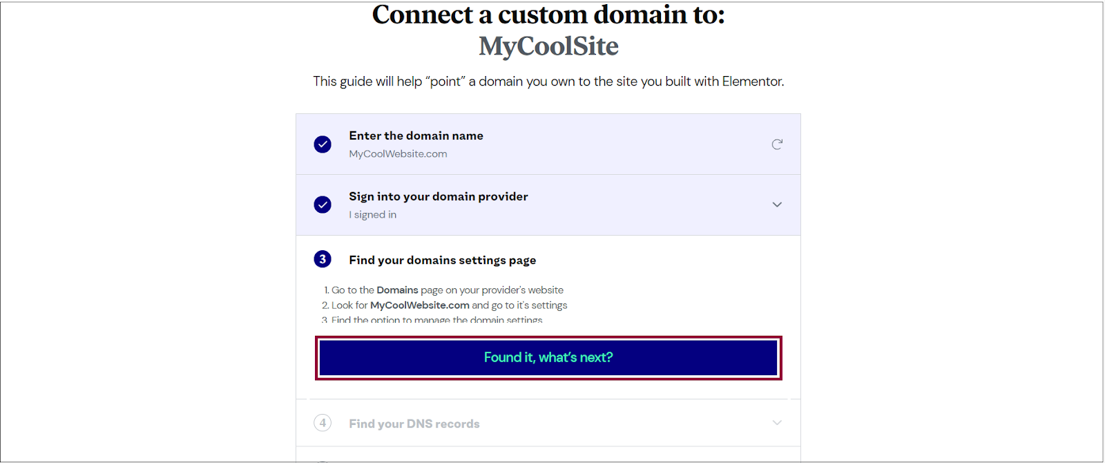 image 16 Connect your GoDaddy domain 13