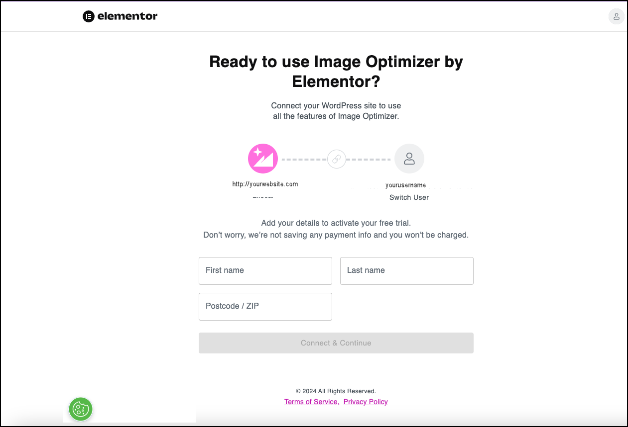 New registration process 2 Install, activate and connect the Image Optimizer 19