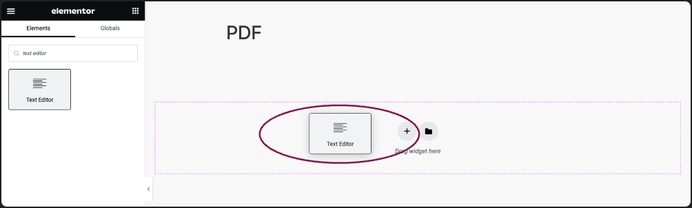 add text editor 2 Create a PDF download button 1