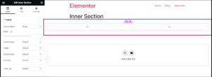 Inner section widget 12