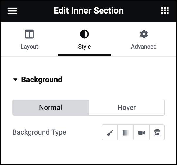 Inner section widget 8