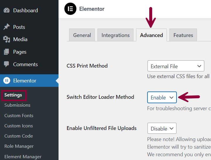 Template Import Issue