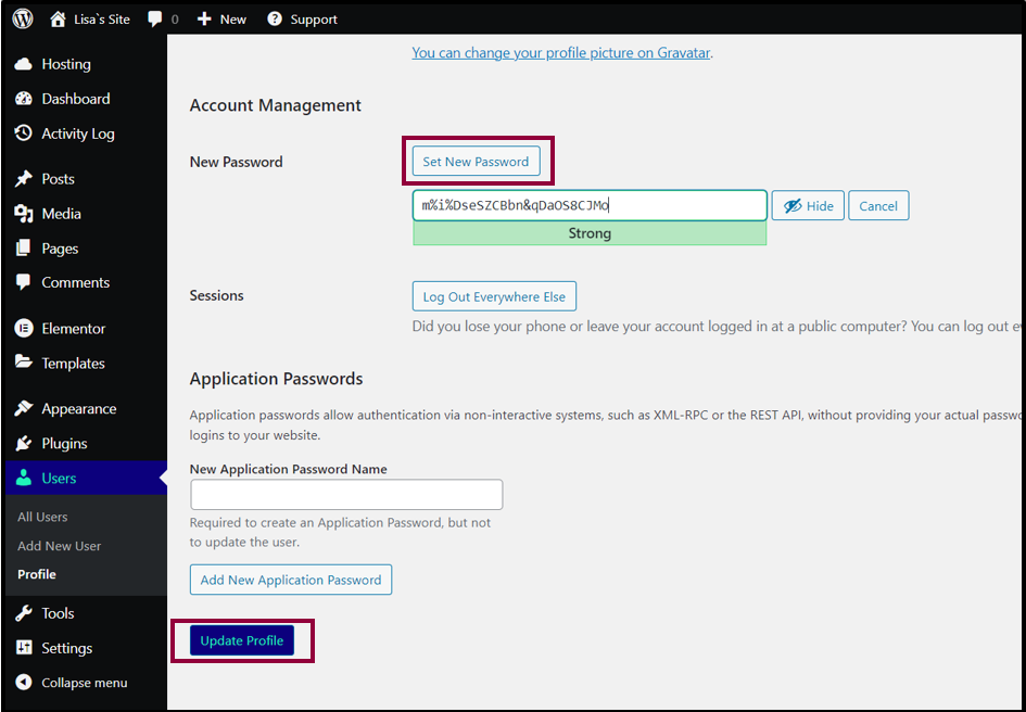 image 34 Change or reset your WordPress password 13