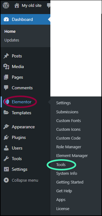 image 61 Export and import Elementor sites 1