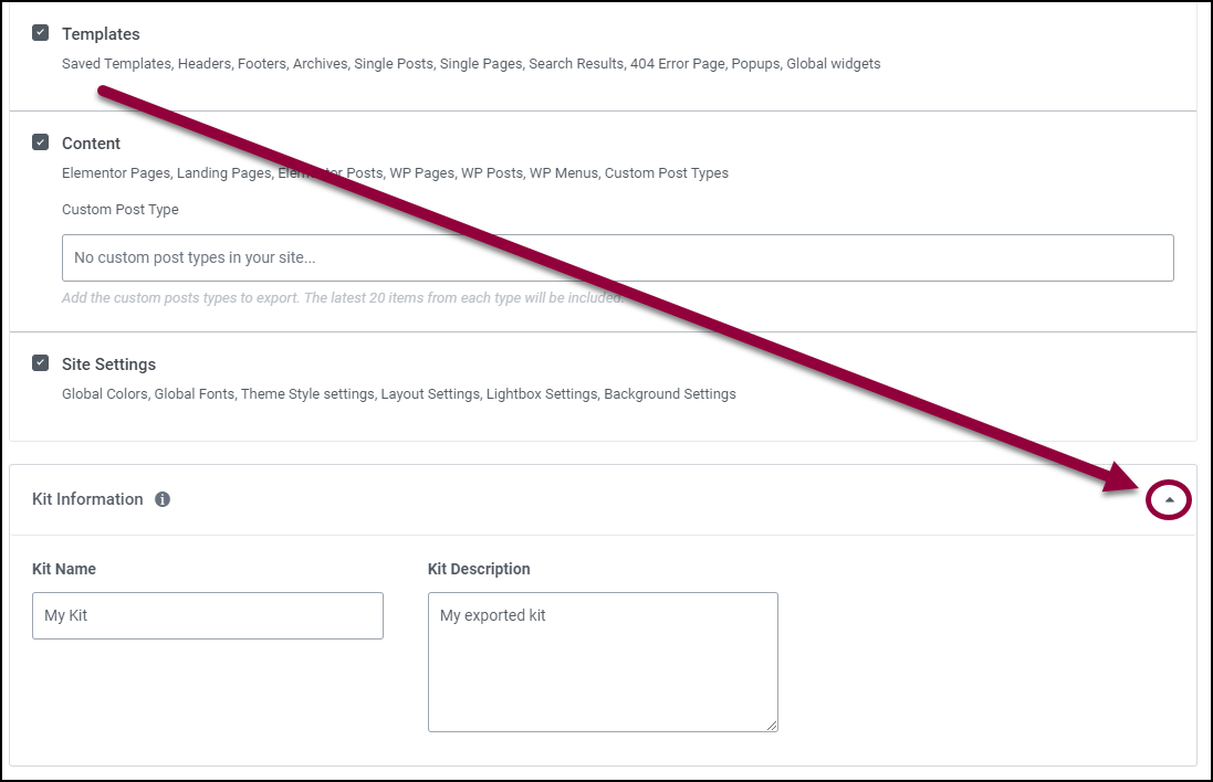 image 64 Export and import Elementor sites 7