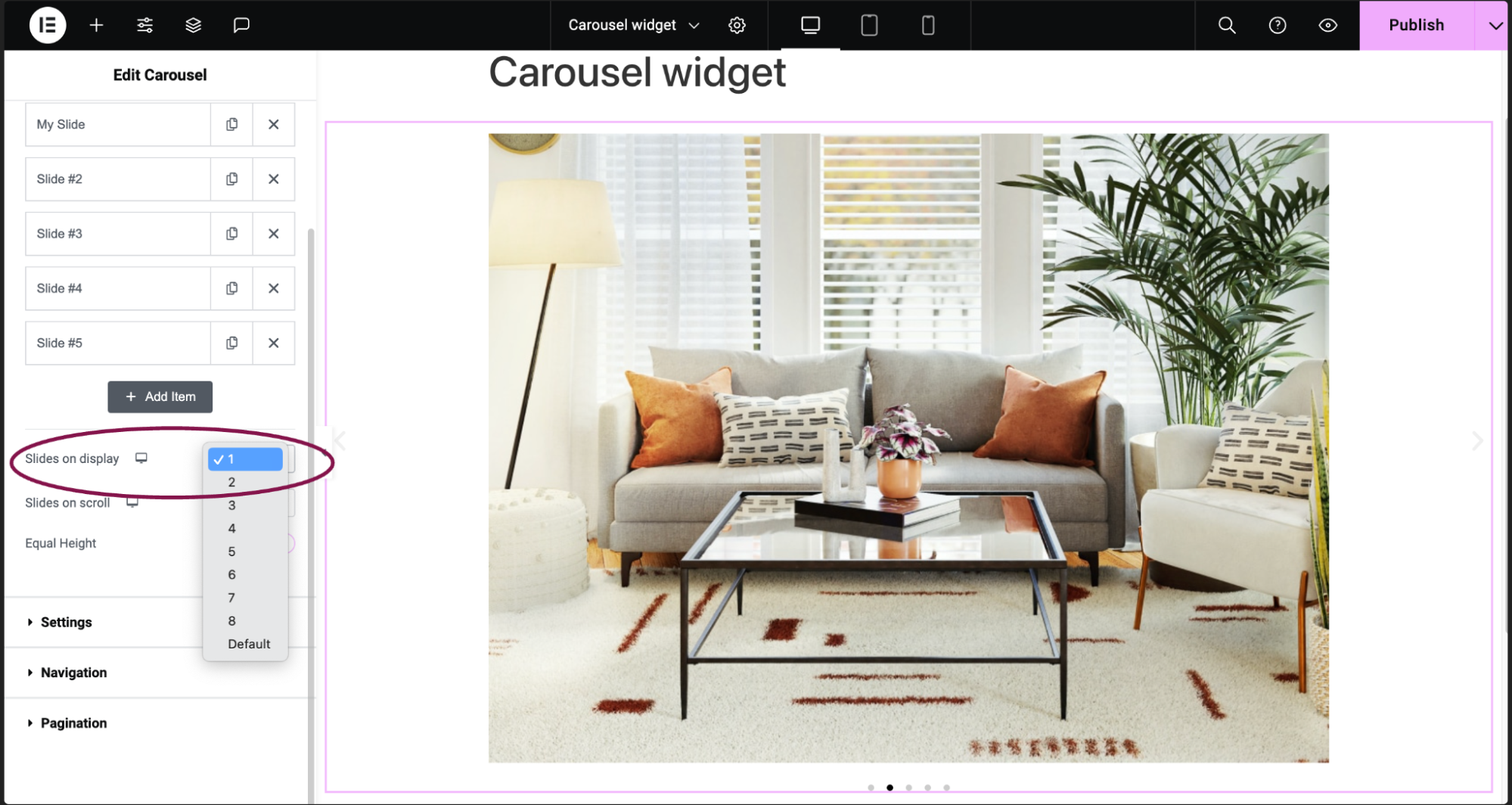 Carousel widget 18 Carousel widget 442