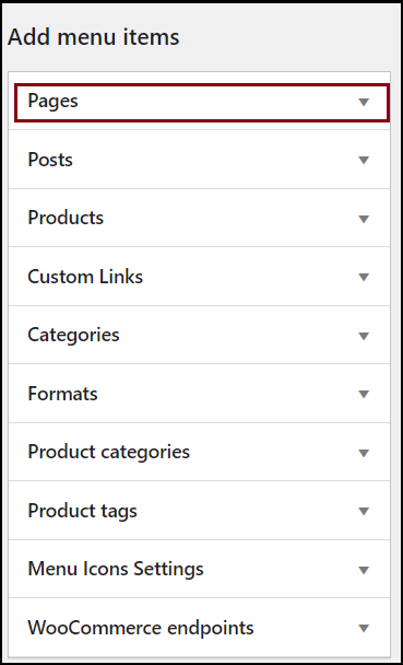 Create dropdown menu 13