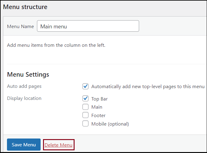 Create dropdown menu 4