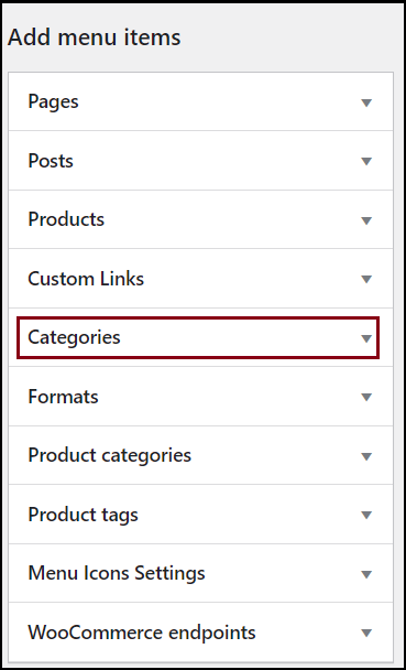 Create dropdown menu 7