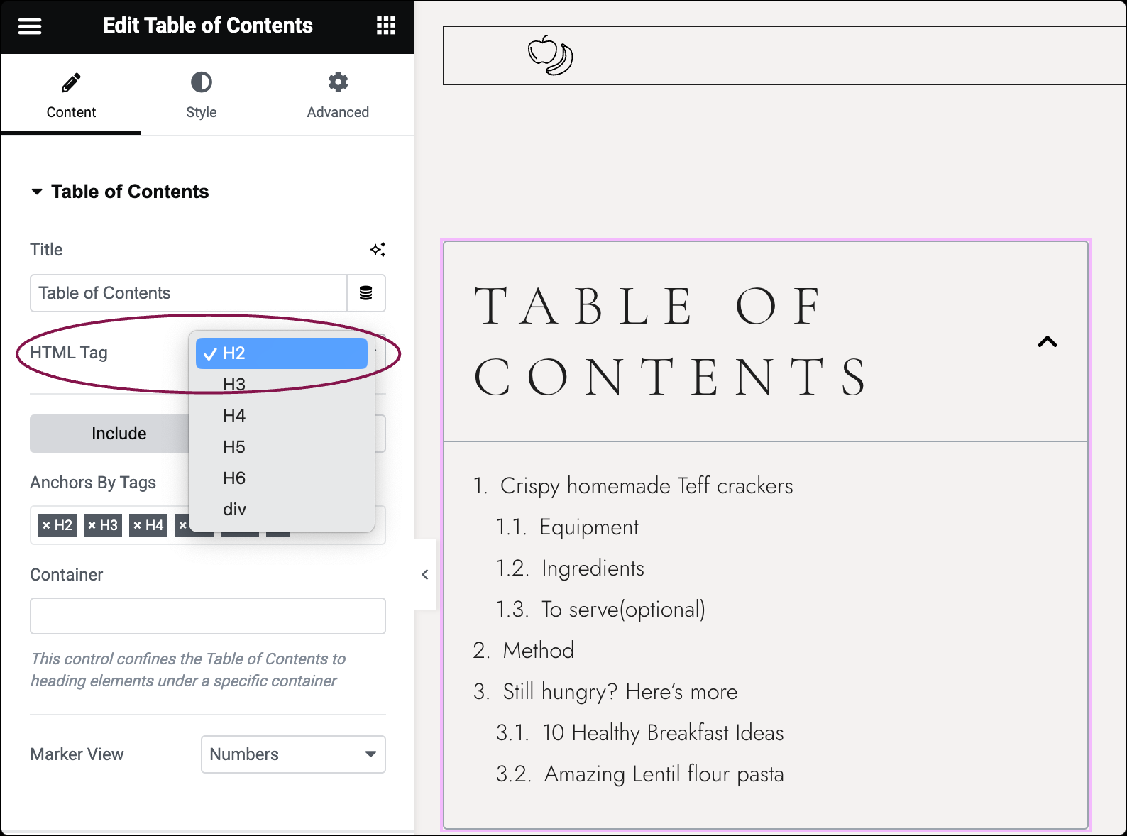 Table of Contents 1