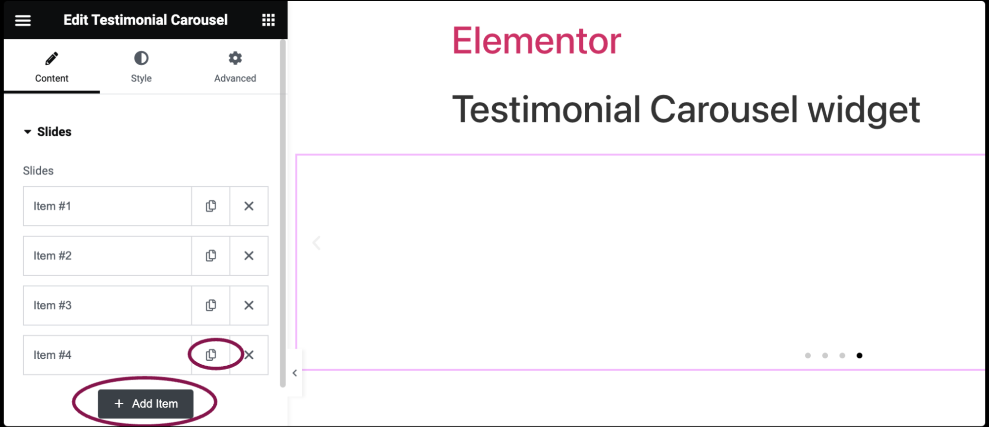 Testimonial Carousel widget 8