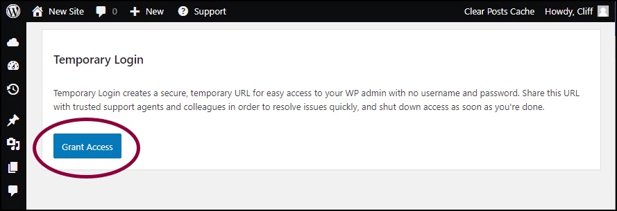 image 1 How do I issue temporary credentials to support? 9