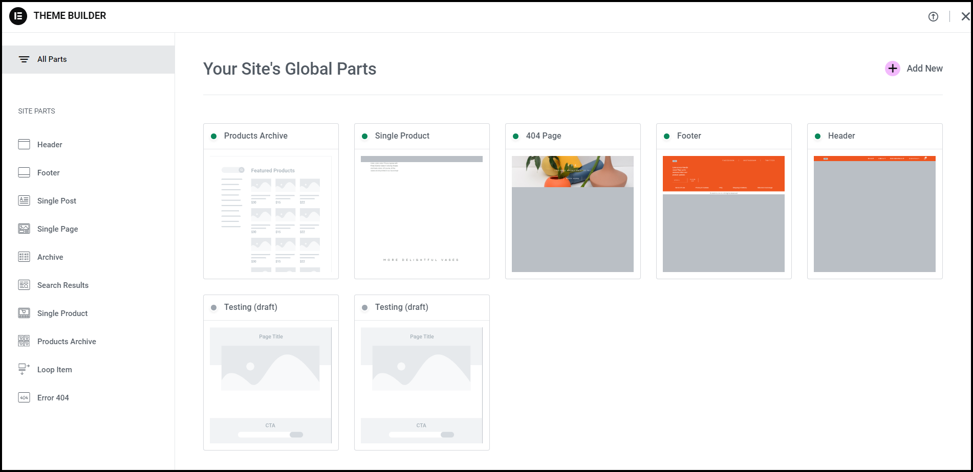 Customize your website site 5