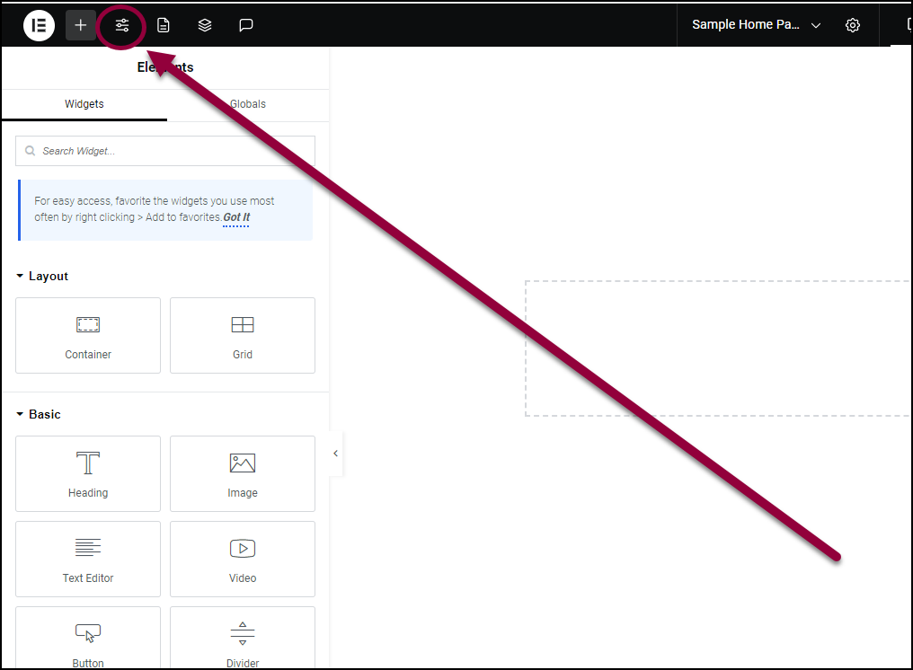 image 132 Control your global layout settings 3