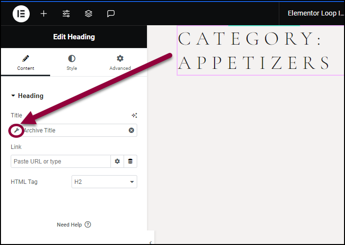 image 47 Create a category page using the Loop Grid or Loop Carousel 235