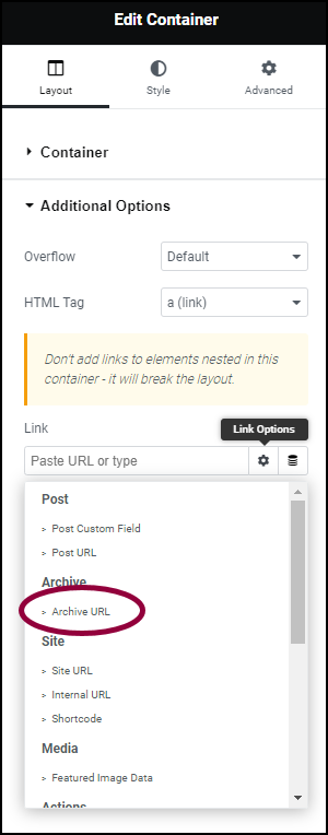 image 56 Create a category page using the Loop Grid or Loop Carousel 257