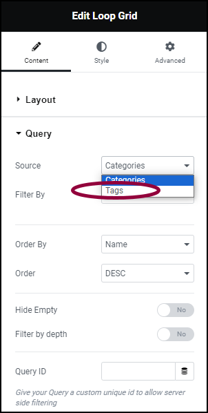 image 69 Create a tags page using the Loop Grid or Loop Carousel 5